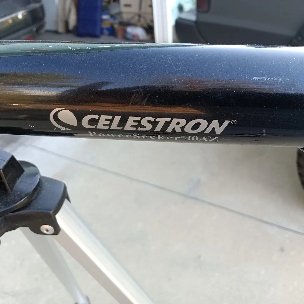 Celestron PowerSeeker 50AZ telescope.